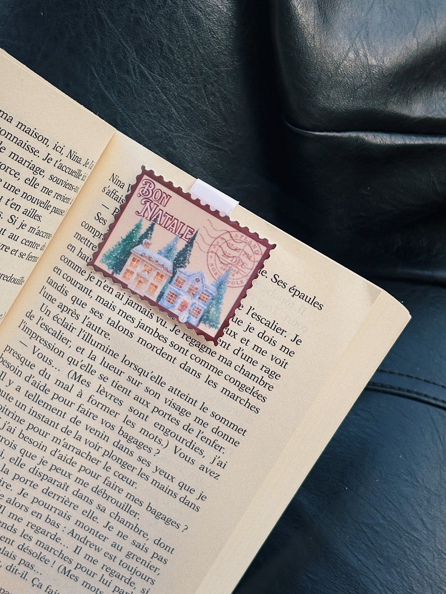 Marque-page magnétique - Village