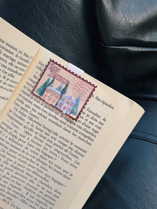 Marque-page magnétique - Village